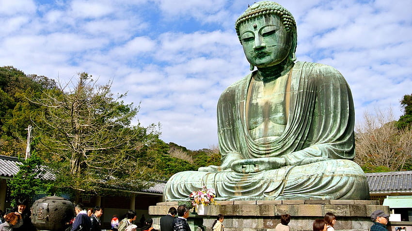 Kamakura'nın Büyük Budası, Japonya. Buddha, Japonya, Budizm HD duvar kağıdı