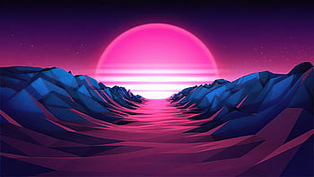 Purple Sunrise Vaporwave sẽ mang lại cho bạn cảm giác vừa hoang dã, gợi cảm lại chứa đựng một phần nào đó của sự bình yên. Mặt trời ló dần, những đường nét tím lãng mạn kết hợp cùng biển cả sẽ làm cho bạn không muốn rời khỏi đó. Hãy nhấp vào hình ảnh để tận hưởng ánh nắng bình minh tím của Purple Sunrise Vaporwave.