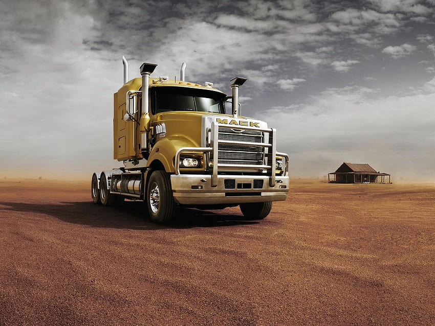 Semi Titan Mack Trucks, & background HD wallpaper
