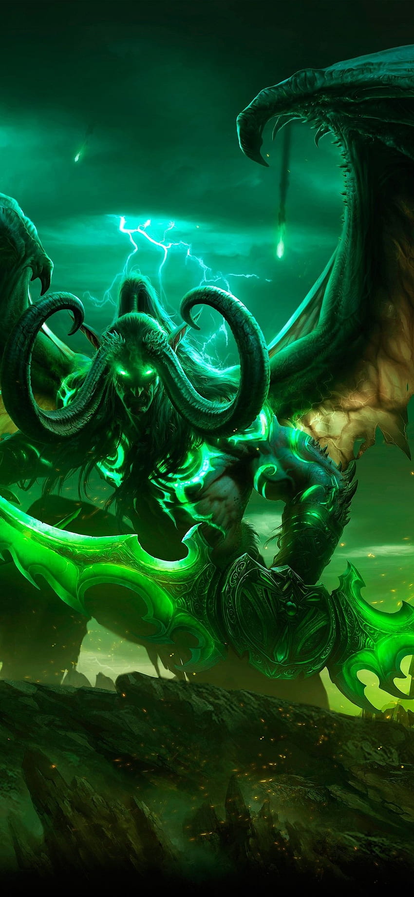 iPhone World Of Warcraft, Horns, Wings, Game - -, WOW HD phone wallpaper
