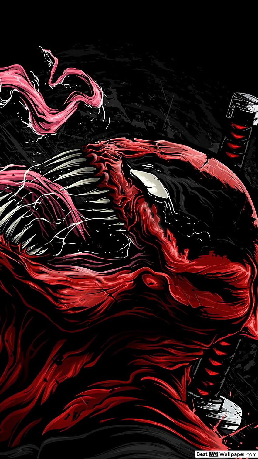 Deadpool Venom พิษแดงและดำ วอลล์เปเปอร์โทรศัพท์ HD