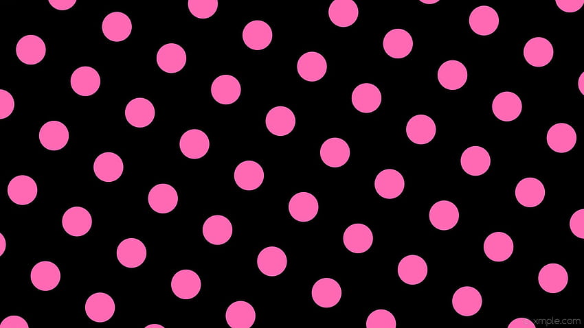Titik Polka Merah Muda, Titik Polka Minnie Mouse Wallpaper HD