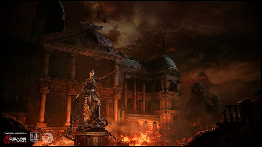 ArtStation - Gears of War Yargısı, Gabriel Wigierski, Gears of War Yargısı HD duvar kağıdı