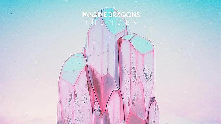 Saya meng-crop sampul single dan album, dan membubuhkan beberapa teks di atasnya, Imagine Dragons Origins Wallpaper HD