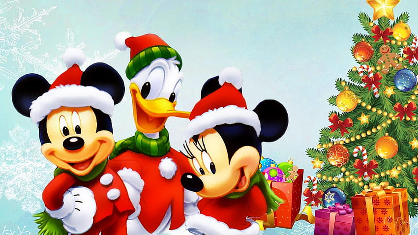 Christmas Minnie, Christmas Mickey and Minnie HD wallpaper | Pxfuel