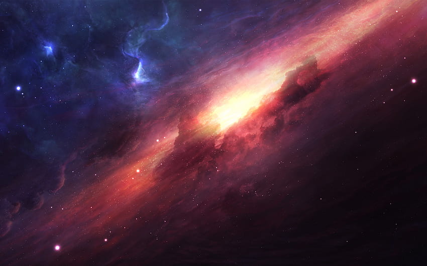 Digital Space Universe Cosmic, Digital, Galaxy HD wallpaper