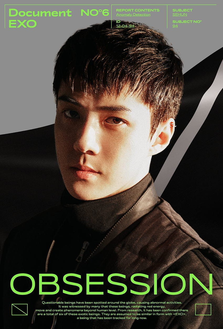 SEHUN <OBSESSION> Concept Teaser - EXO 43096163 HD phone wallpaper