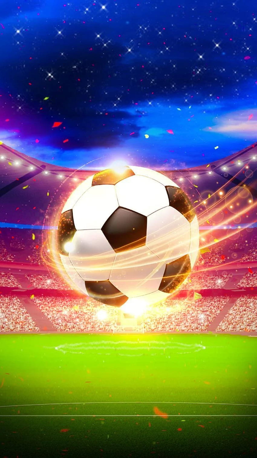 Kegilaan sepakbola adalah kegemaran global. Sepak bola, gaya keren. wallpaper ponsel HD