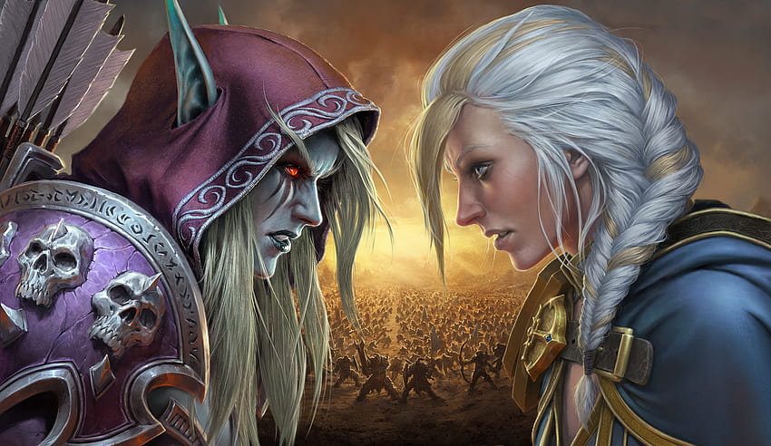 I Edited The New BfA To Have Sylvanas And Jaina, If Anyone Is Interested. : R Wow, Jaina WoW HD wallpaper