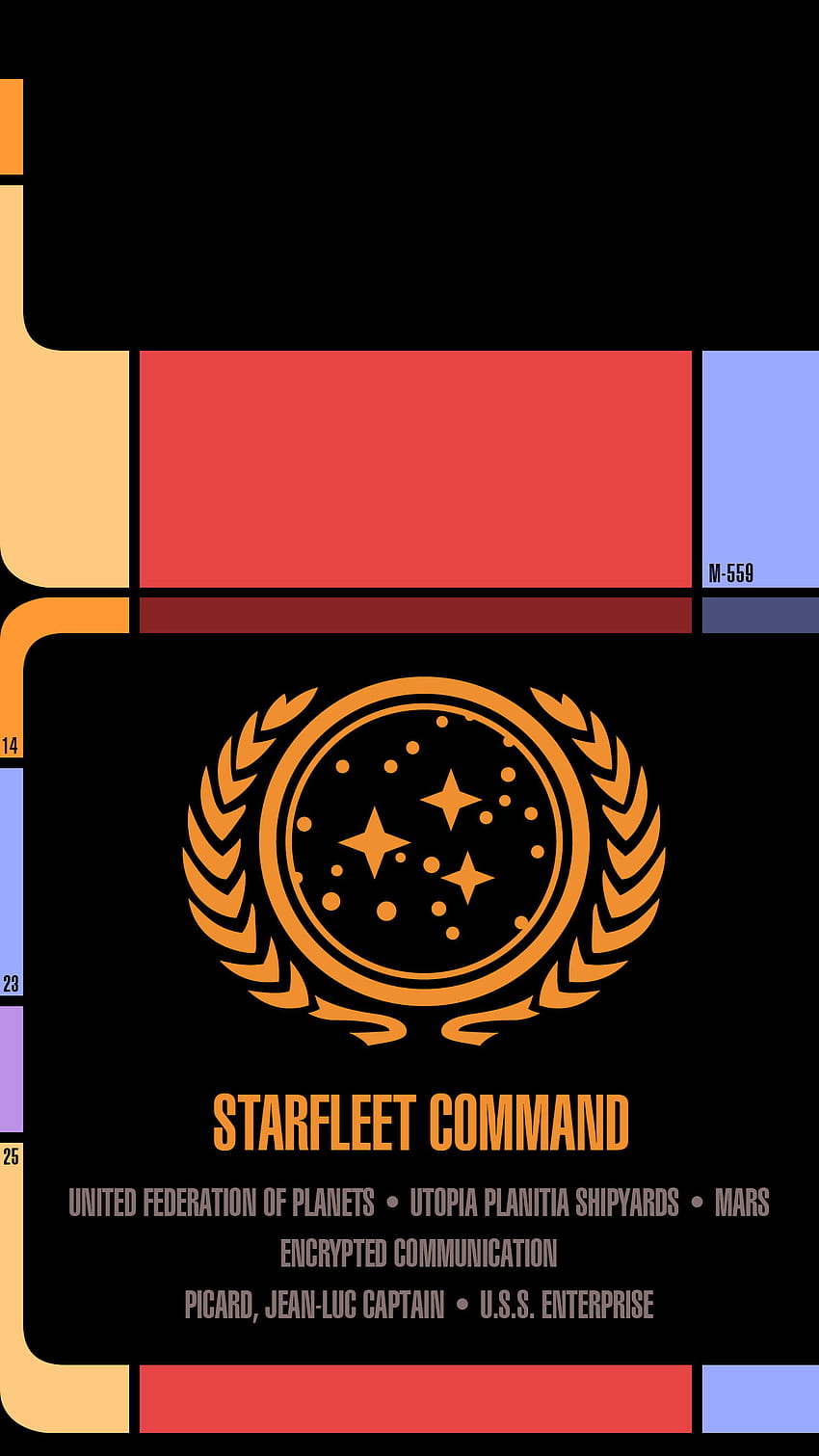 I made a Star Trek LCARS for android phones HD phone wallpaper