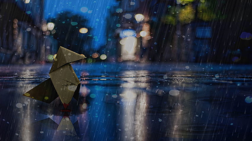 Lluvia de anime, paisaje lluvioso fondo de pantalla | Pxfuel