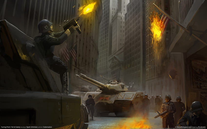 戦車戦, 兵士, 戦争, 冒険, アクション, 3D, 抽象, ビデオ ゲーム, 戦い, 市街戦, 戦車, 火災 高画質の壁紙