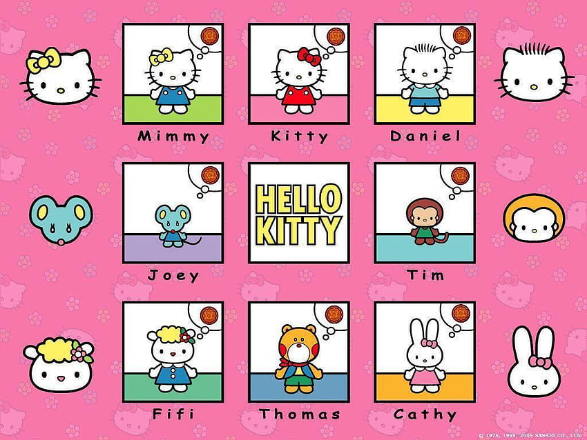 Hello Kitty And Friends HD wallpaper