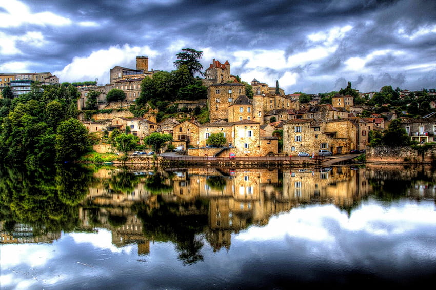 FRANCE, City, R, Houses, Puy, l Eveque HD wallpaper