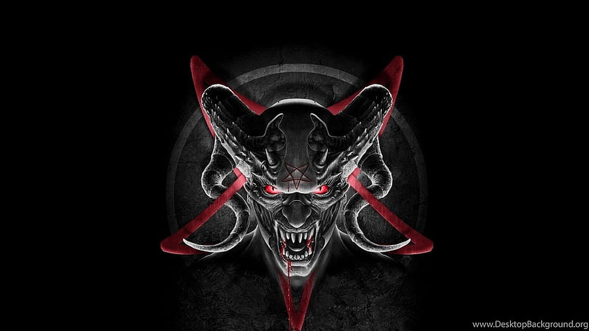 Demonio, Diablo, Cuernos, Satán, Pentagrama. fondo de pantalla