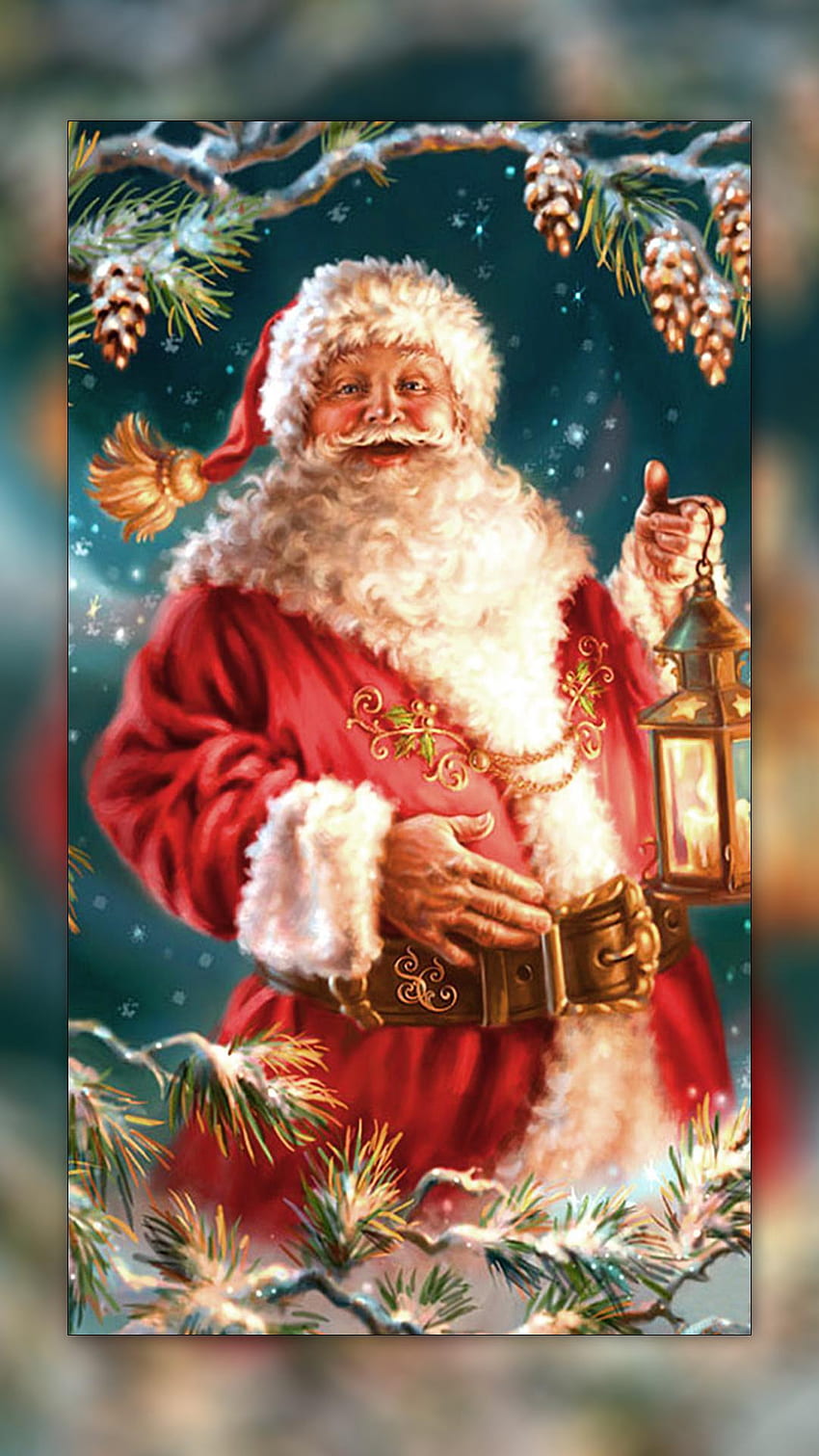 Santa Claus : Christmas Background for Android HD phone wallpaper