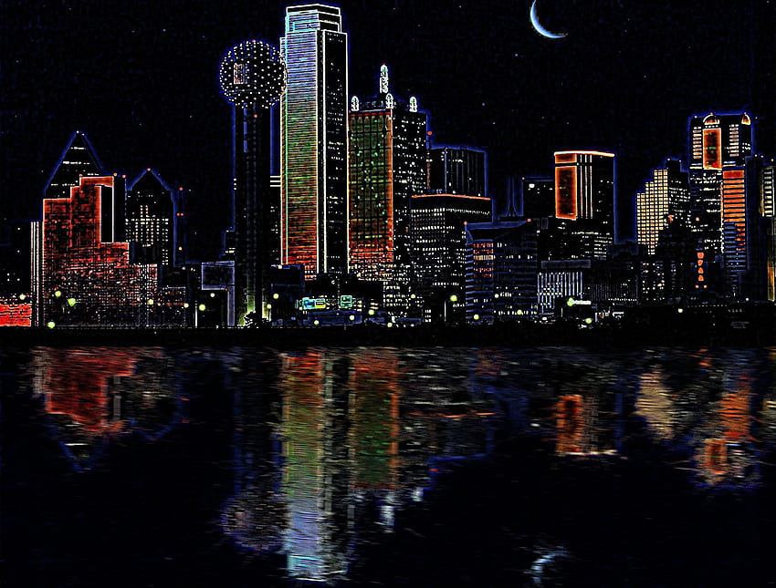 Dallas Skyline, Dallas City HD wallpaper | Pxfuel