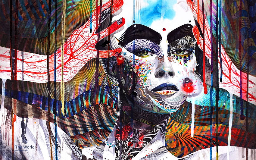 Artistic Psychedelic , Trippy Face HD wallpaper | Pxfuel
