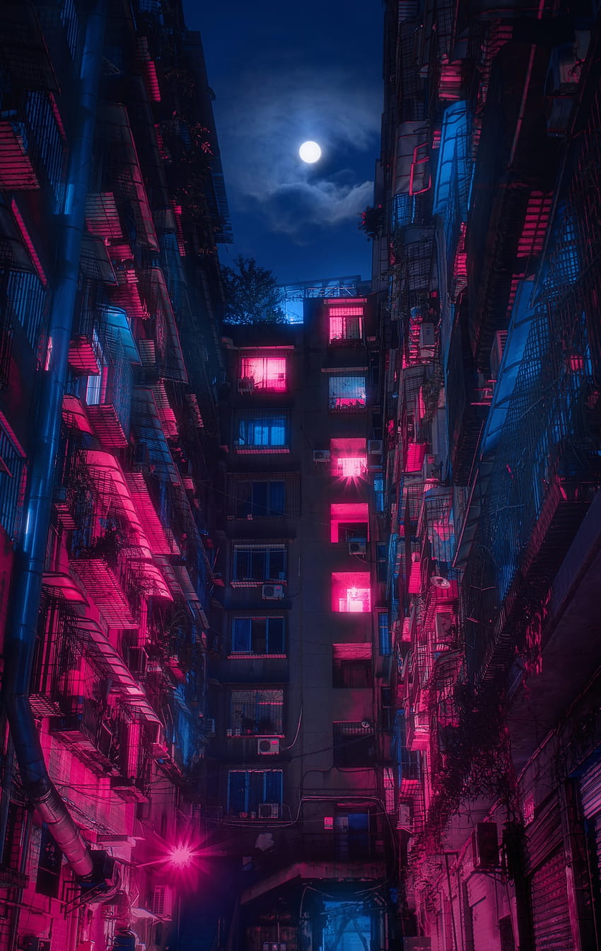 Cyberpunk []. On Unsplash, Neon Lofi HD phone wallpaper