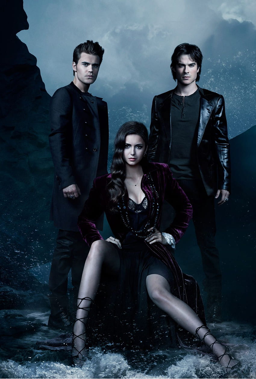 The Vampire Diaries Damon - Damon Stefan Y Elena - fondo de pantalla del teléfono