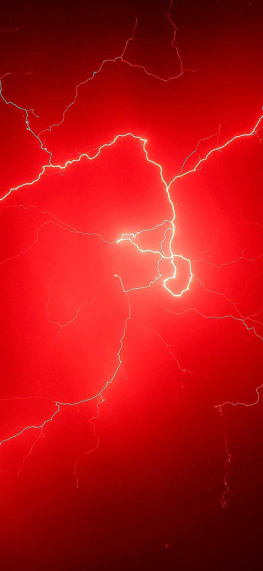 tormenta eléctrica cielo rojo k d iPhone Pro Ma . Rojo oscuro, grunge estético rojo, cielo rojo, rayo azul rojo fondo de pantalla del teléfono