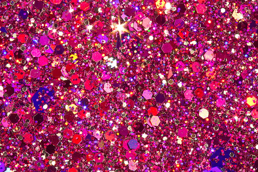 Pink Glitter , Pink Confetti HD wallpaper