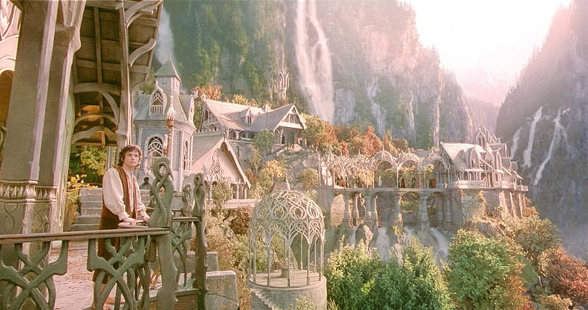 The Lord of the Rings: The Fellowship of the Ring (2001), Lord of the Rings Rivendell HD wallpaper