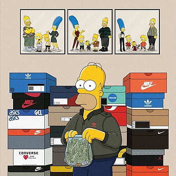 Gucci Clipart Bape - Supreme Wallpaper Bart Simpson, HD Png Download -  791x1027 (#236800) - PinPng