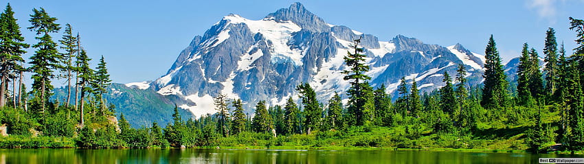 Park Narodowy North Cascades, Mount Shuksan - - teahub.io, 3840x1080 Góra Tapeta HD