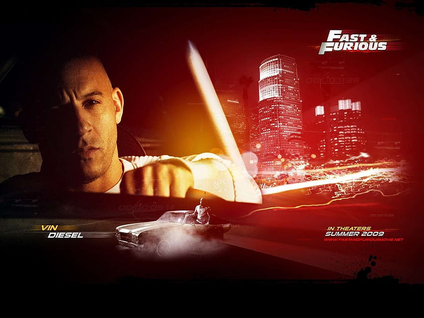 Bioskop, Pria, Vin Diesel, Fast & Furious Wallpaper HD