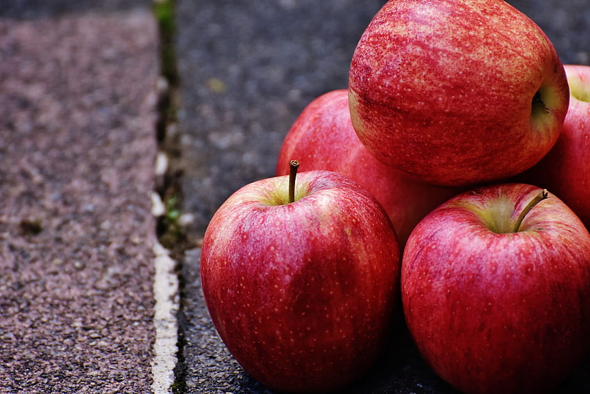 果物, 食べ物, りんご, 熟した 高画質の壁紙