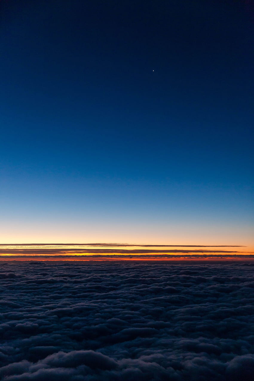 Natur, Sonnenuntergang, Himmel, Wolken, Horizont HD-Handy-Hintergrundbild