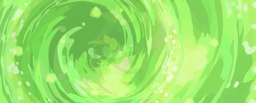 Download Rick And Morty Swirling Portal Wallpaper