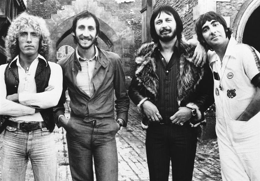 Gli Who, le band britanniche, Roger Daltrey, Keith Moon, John Entwhistle, Pete Townsend Sfondo HD