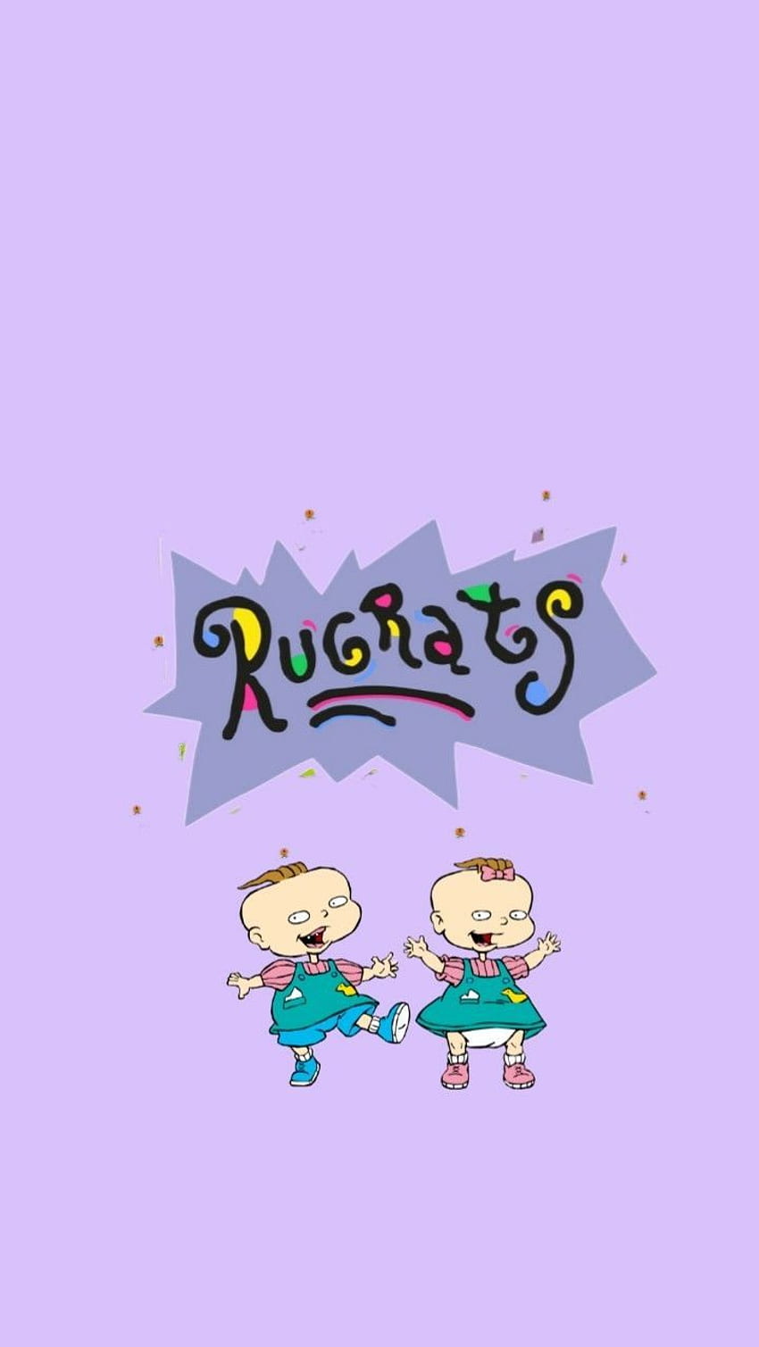 Rugrats през 2019 г. iPhone tumblr естетика, карикатура HD тапет за телефон