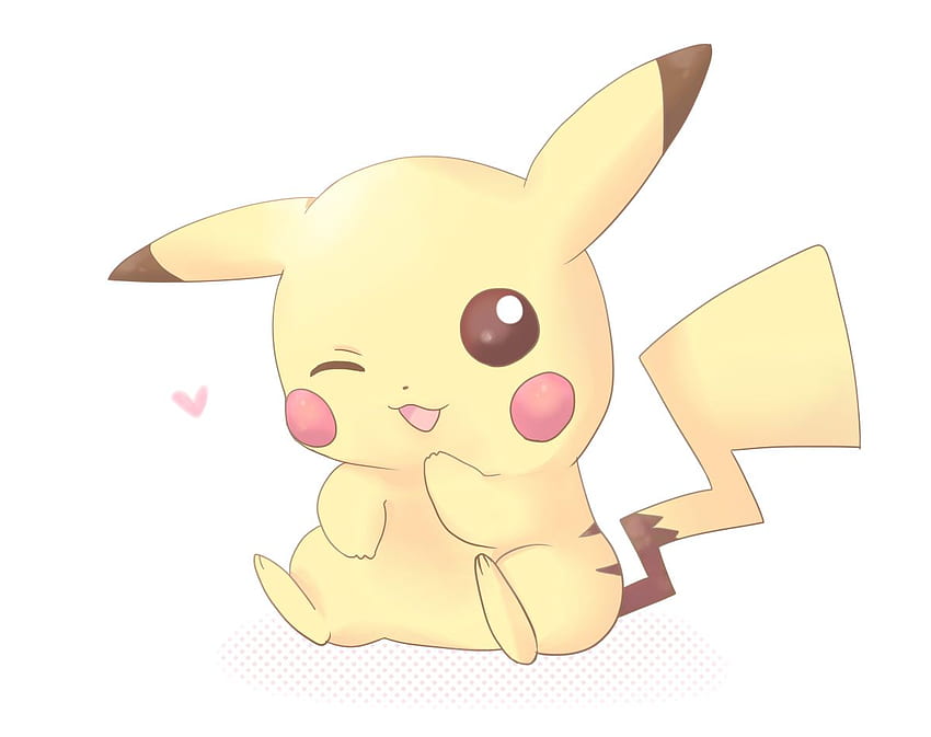 süße Pikachu-Zeichnung, süßes Pichu HD-Hintergrundbild