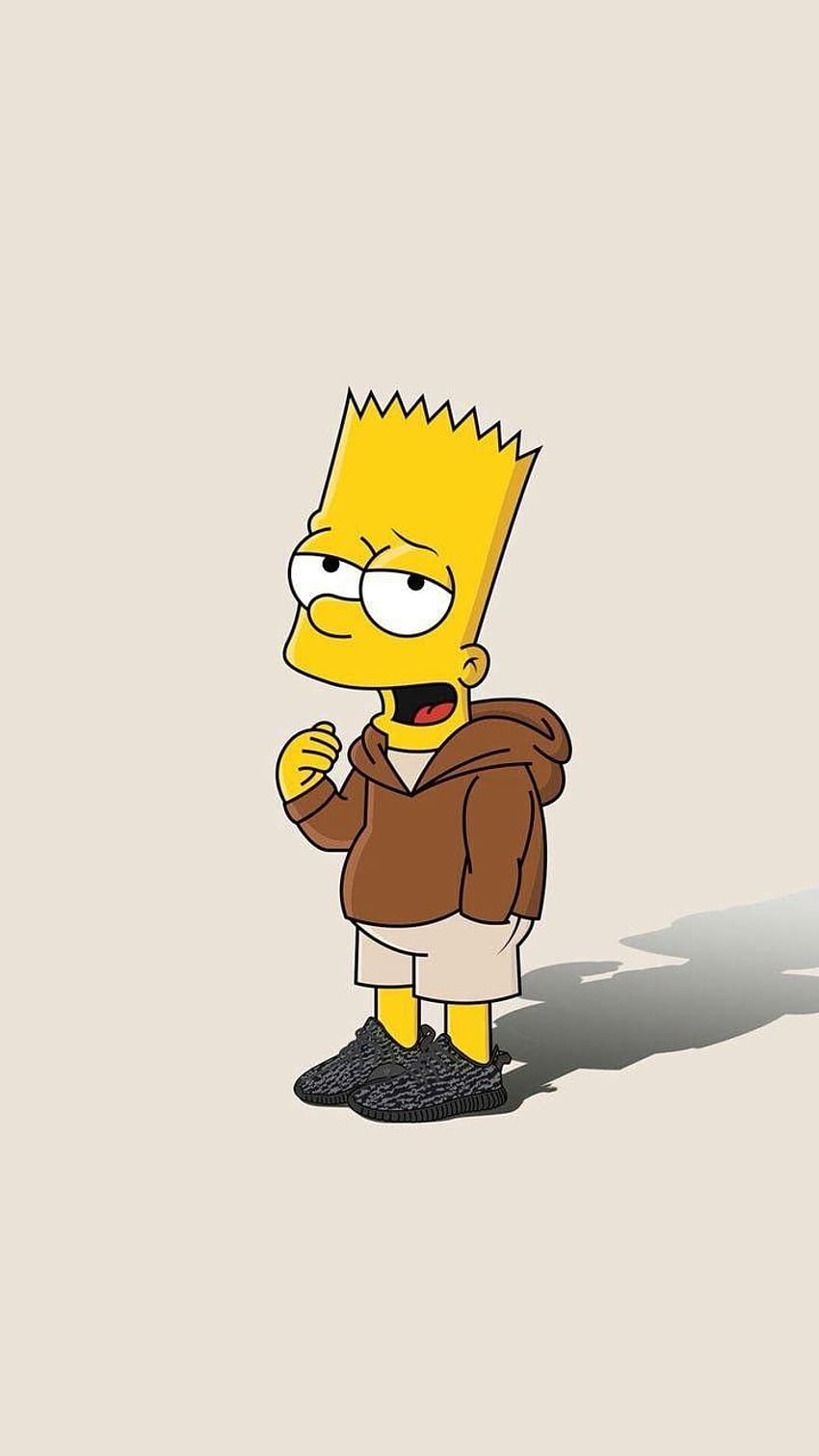 Карикатура на Барт Симпсън, Барт Симпсън за Android HD тапет за телефон