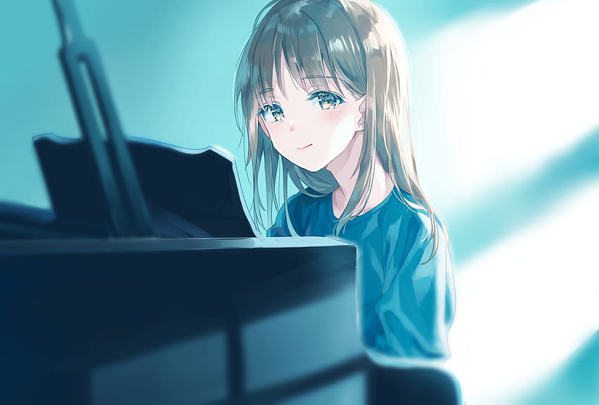 Anime Music Piano Anime Instrument HD wallpaper  Pxfuel