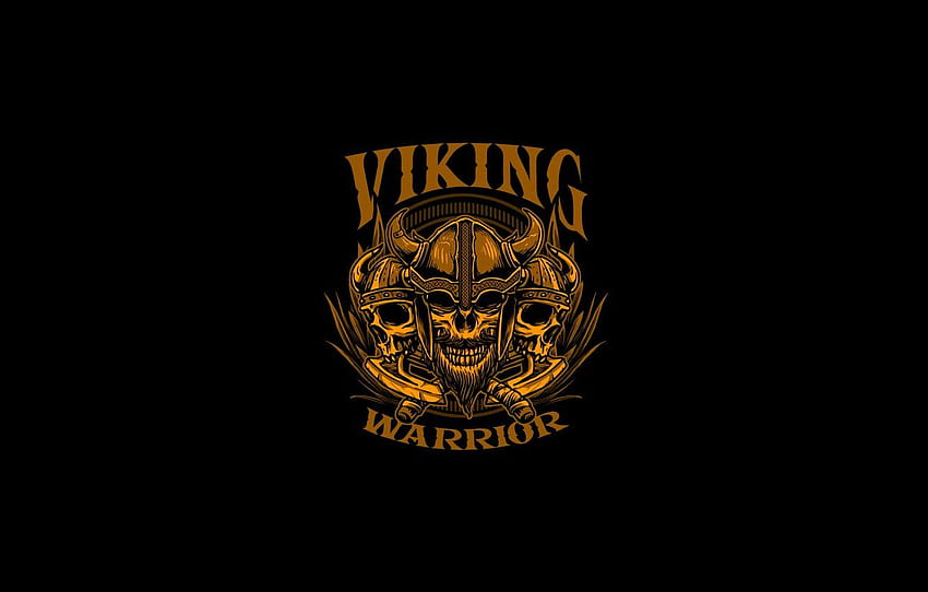 Minimalism, Figure, Skull, Style, Background, Fantasy, Art, Art, Style, Sake, Fiction, Fiction, Background, Viking, Minimalism, The Vikings for , section минимализм HD wallpaper