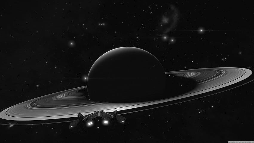 Saturn Ultra, Black and White Saturn HD wallpaper | Pxfuel