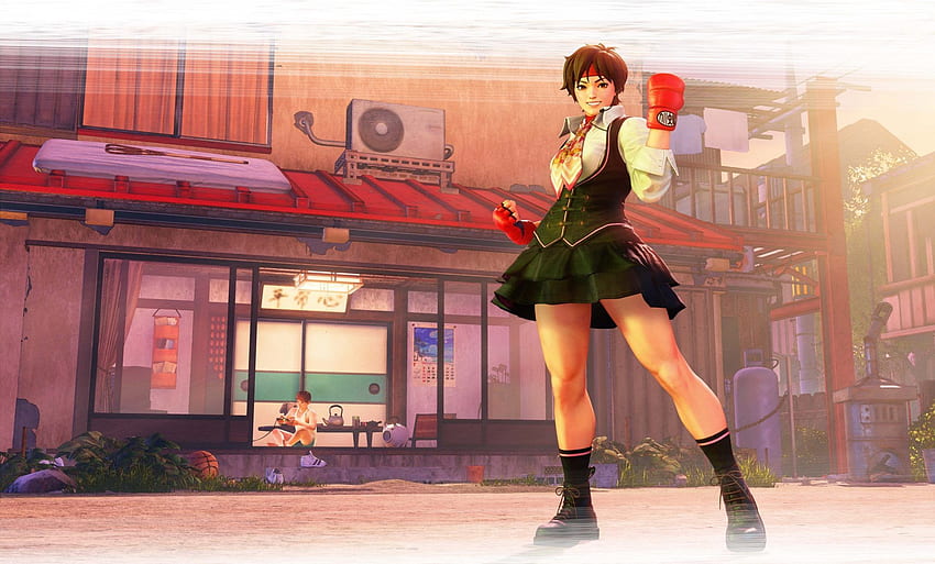 Street Fighter V per ottenere personaggi di ritorno Sakura, Blanka, Street Fighter Anime Girl Sfondo HD