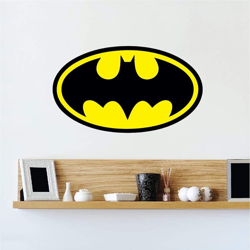 バットマン ベッドルーム - バットマン ロゴ ウォール デカール ジャスティス リーグ ウォール アート 子供部屋 壁装飾 スーパーヒーロー