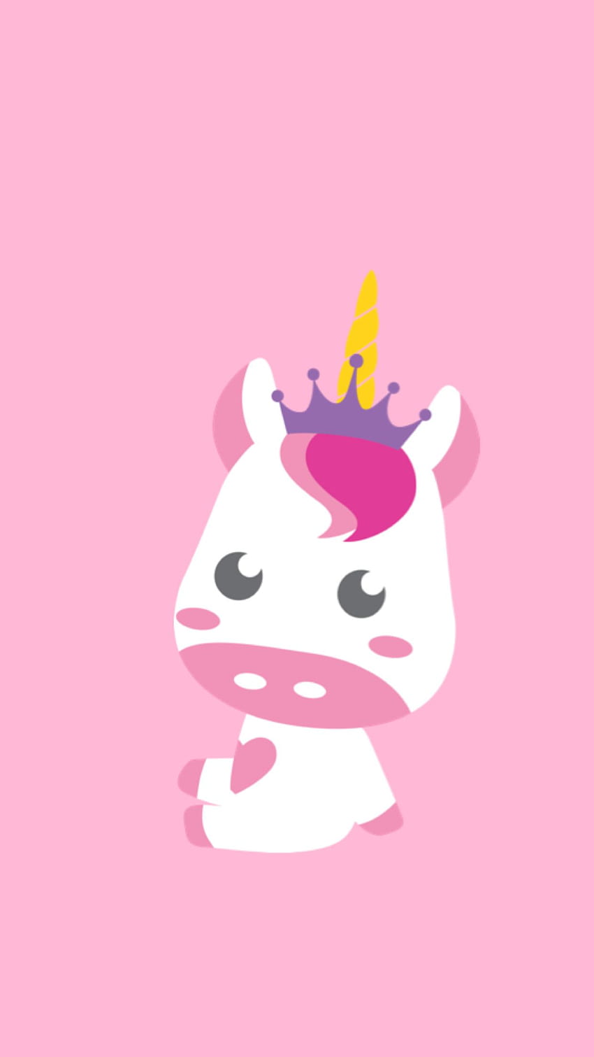 Cute Cartoon Unicorn, Unicorn Face HD phone wallpaper