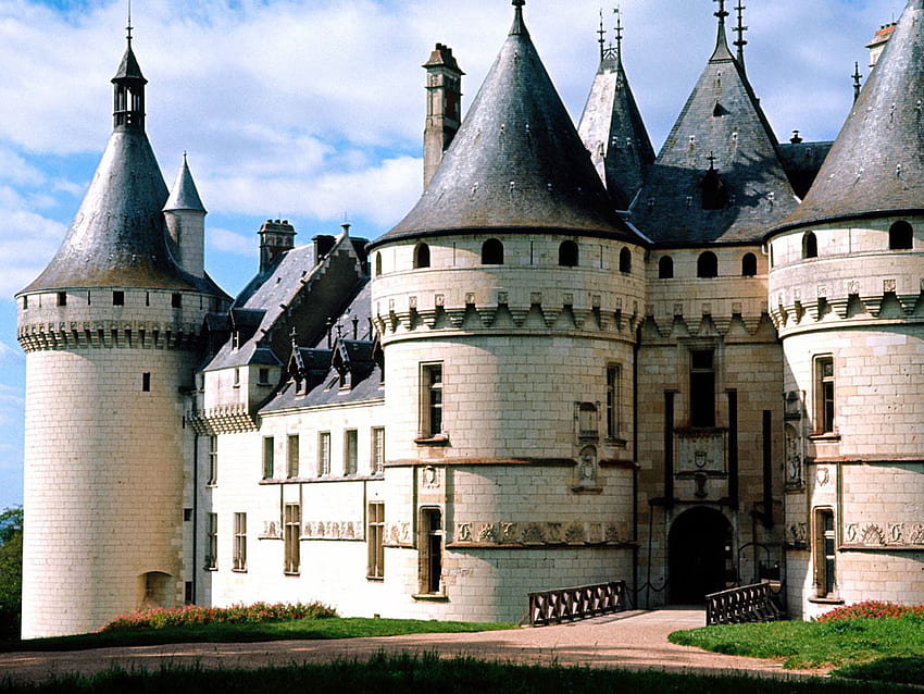 French Chateau, French Architecture HD wallpaper