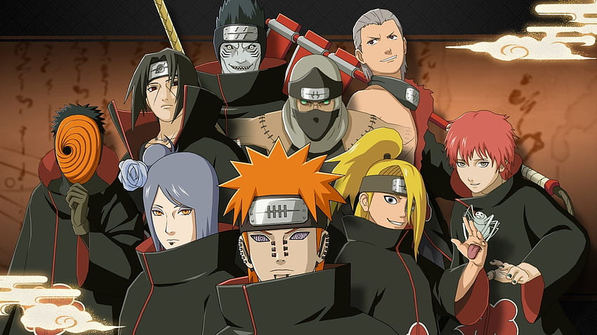 Akatsuki Üyeleri. Akatsuki, Naruto, Anime, Komik Akatsuki HD duvar kağıdı