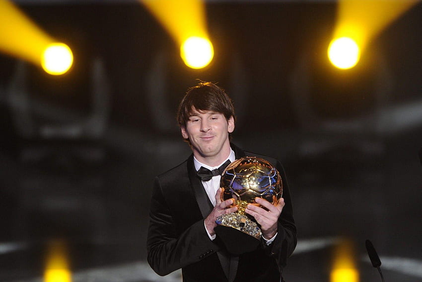 Messi con Pallone d'oro, Messi 2009 Sfondo HD
