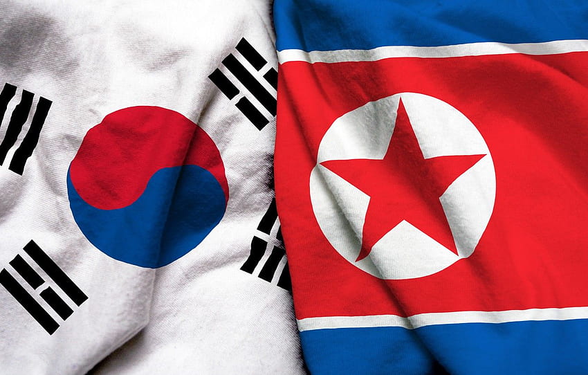 เกาหลีใต้ ธง เกาหลีเหนือ สำหรับ วอลล์เปเปอร์ HD