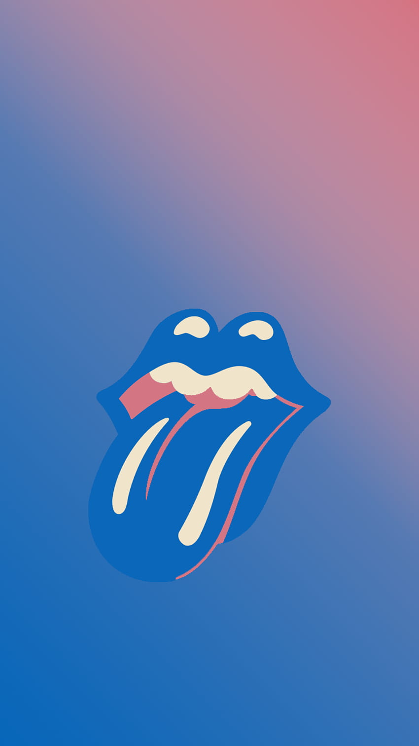 Azul y solitario - Rolling Stones, Cute Rolling Stones fondo de pantalla del teléfono