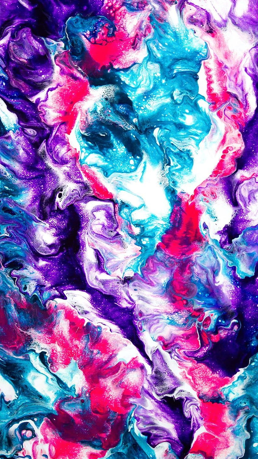 Original Art Phone . Vibrant and colorful background. iPhone and Android HD phone wallpaper