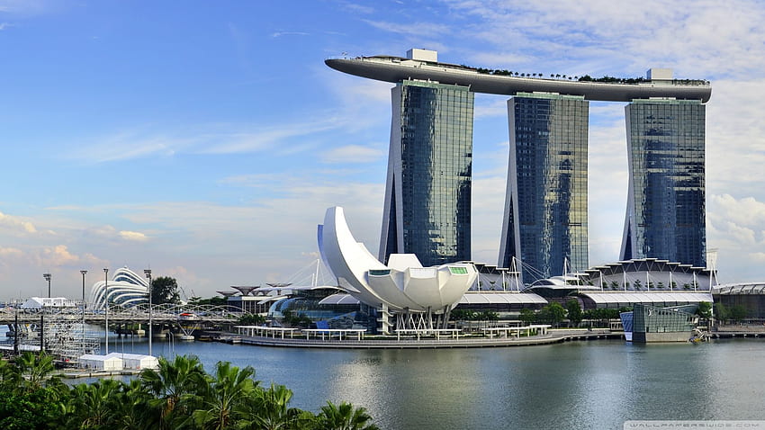 Marina Bay Sands Singapore Ultra-Hintergrund für U-TV: & UltraWide & Laptop: Tablet: Smartphone HD-Hintergrundbild